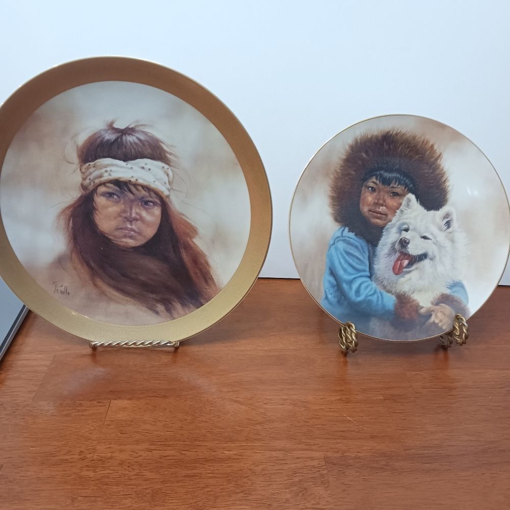 VINTAGE Gregory Perillo  collection plates